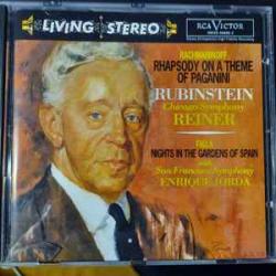 RACHMANINOFF   FALLA Rhapsody On A Theme Of Paganini • Nights In The Gardens Of Spain • Andante Spianato And Grande Polonaise Фирменный CD 