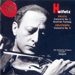 Heifetz, Bruch, Vieuxtemps Concerto No. 1 • Scottish Fantasy / Concerto No. 5 Фирменный CD Heifetz, Bruch, Vieuxtemps Concerto No. 1 • Scottish Fantasy / Concerto No. 5 Фирменный CD