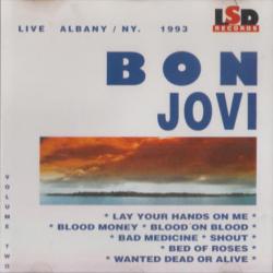 BON JOVI Live Albany / NY. 1993 Volume Two Фирменный CD 
