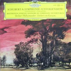SCHUBERT / BEETHOVEN Symphonie Nr. 8 »Unvollendete« / Fidelio · Leonore III · Coriolan (Ouvertüren) Виниловая пластинка SCHUBERT / BEETHOVEN Symphonie Nr. 8 »Unvollendete« / Fidelio · Leonore III · Coriolan (Ouvertüren) Виниловая пластинка