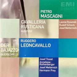 Pietro Mascagni / Ruggiero Leoncavallo Cavalleria Rusticana (Auszüge) / Der Bajazzo (Querschnitt) Фирменный CD Pietro Mascagni / Ruggiero Leoncavallo Cavalleria Rusticana (Auszüge) / Der Bajazzo (Querschnitt) Фирменный CD