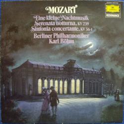 MOZART Eine Kleine Nachtmusik / Serenata Notturna, KV 239 / Sinfonia Concertante, KV 364 Виниловая пластинка 