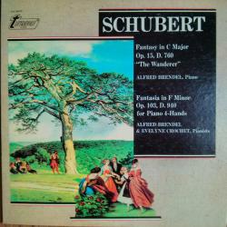 Schubert, Alfred Brendel Fantasy In C Major Op. 15, D.760 "The Wanderer" - Fantasia In F Minor Op. 103, D. 940 For Piano 4-Hands Виниловая пластинка 