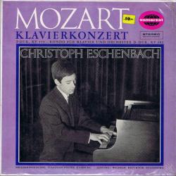 MOZART Klavierkonzert F-Dur, KV 459 / Rondo Für Klavier Und Orchester D-Dur, KV 382 Виниловая пластинка 