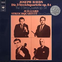 HAYDN Die 3 Streichquartette Op. 54 Виниловая пластинка 