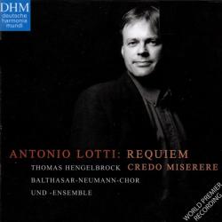 ANTONIO LOTTI Requiem • Credo • Miserere Фирменный CD 