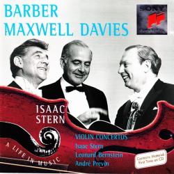 Barber, Maxwell Davies, Isaac Stern, Leonard Bernstein, André Previn Violin Concertos Фирменный CD 