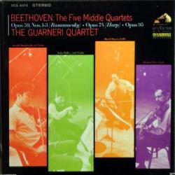 BEETHOVEN The Five Middle Quartets LP-BOX 