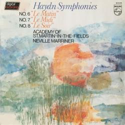 HAYDN Symphonies No. 6 “Le Matin”, No. 7 “Le Midi”, No. 8 “Le Soir” Виниловая пластинка 
