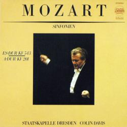 MOZART Sinfonien Es-dur KV 543 / A-dur KV 201 Виниловая пластинка 