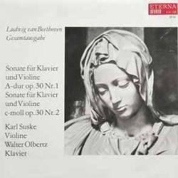 BEETHOVEN Sonate Für Klavier Und Violine A-dur Op. 30 Nr. 1 / Sonate Für Klavier Und Violine C-moll Op. 30 Nr. 2 Виниловая пластинка 