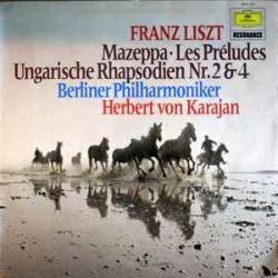 LISZT LES PRELUDES  UNGARISCHE RHAPSODIEN NR. 2+4  MAZEPPA Виниловая пластинка 