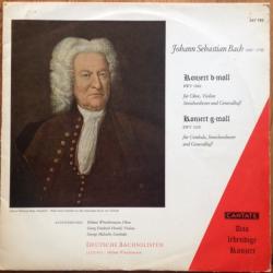 BACH Konzert D-Moll BWV 1060 / Konzert G-Moll BWV 1058 Виниловая пластинка 
