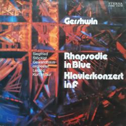 GERSHWIN Rhapsodie In Blue / Klavierkonzert In F Виниловая пластинка 