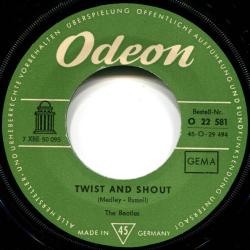 BEATLES Twist And Shout Виниловая пластинка 