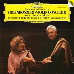 Brahms, Anne-Sophie Mutter Violinkonzert = Violin Concerto Виниловая пластинка 