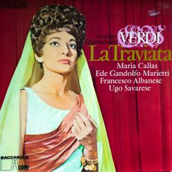 MARIA CALLAS La Traviata Виниловая пластинка 