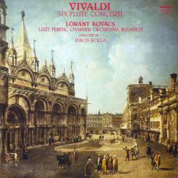 VIVALDI SIX FLUTE CONCERTI Виниловая пластинка 