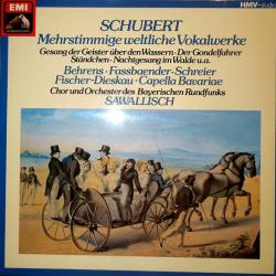 SCHUBERT Mehrstimmiges Weltliches Vokalwerk - Secular Vocal Music Виниловая пластинка 