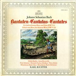 BACH Kantaten: Ich Hab In Gottes Herz Und Sinn, BWV 92 • Erhalt Uns, Herr, Bei Deinem Wort, BWV 126 Виниловая пластинка 