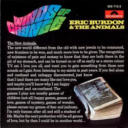 ERIC BURDON & THE ANIMALS Winds Of Change Фирменный CD 