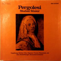 PEGOLESI STABAT MATER Виниловая пластинка 