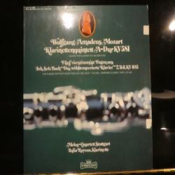 MOZART Klarinettenquintett A-Dur KV 581 Quintet For Clarinet In A Major KV 581/ Fünf Vierstimmige Fugen Aus Joh. Se. Bach "Das Wohltemperierte Klavier" 2. Teil, KV 405 Five Fugues For Four Voices From Joh-. Seb. Bach: "The Well Tempered Clavier", Part 2, KV 405 Виниловая пластинка MOZART Klarinettenquintett A-Dur KV 581 Quintet For Clarinet In A Major KV 581/ Fünf Vierstimmige Fugen Aus Joh. Se. Bach "Das Wohltemperierte Klavier" 2. Teil, KV 405 Five Fugues For Four Voices From Joh-. Seb. Bach: "The Well Tempered Clavier", Part 2, KV 405 Виниловая пластинка