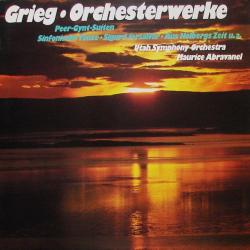 GRIEG   MAURICE ABRAVANEL Orchesterwerke (Peer-Gynt-Suiten • Sinfonische Tanze • Sigurd Jorsaffar • Aus Holbergs Zeit U.a.) Виниловая пластинка 