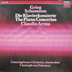 GRIEG   SCHUMANN   CLAUDIO ARRAU Die Klavierkonzerte = The Piano Concertos Виниловая пластинка 