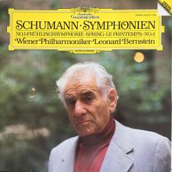 SCHUMANN   LEONARD BERNSTEIN Symphonien No. 1 »Frühlingssymphonie = Spring = Le Printemps« • No. 4 Виниловая пластинка 