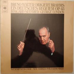 BRAHMS   BRUNO WALTER Ein Deutsches Requiem Op. 45 Виниловая пластинка 