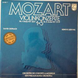 MOZART   DAVID OISTRACH Mozart Violinkonzerte 1+5 Виниловая пластинка 