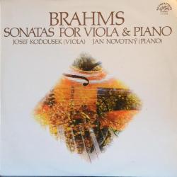 BRAHMS Sonatas For Viola & Piano Виниловая пластинка 