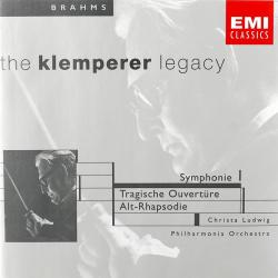Brahms – Otto Klemperer Symphony I / Tragische Ouvertüre / Alt-Rhapsodie Фирменный CD 
