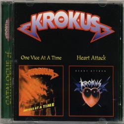 KROKUS ONE VICE AT A TIME / HEART ATTACK Фирменный CD KROKUS ONE VICE AT A TIME / HEART ATTACK Фирменный CD