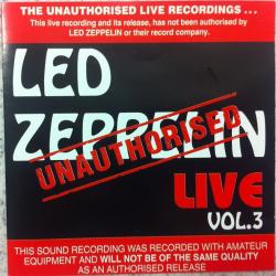 LED ZEPPELIN Live Vol. 3 Фирменный CD LED ZEPPELIN Live Vol. 3 Фирменный CD