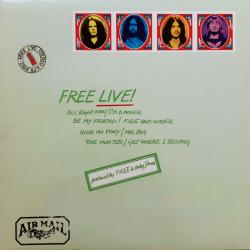 FREE Free Live! Виниловая пластинка FREE Free Live! Виниловая пластинка