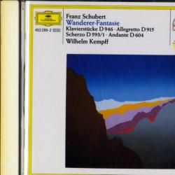 SCHUBERT, Wilhelm Kempff Wanderer-Fantasie Klavierstucke D946; Allegretto D915; Scherzo D593/1; Andante D604 Фирменный CD SCHUBERT, Wilhelm Kempff Wanderer-Fantasie Klavierstucke D946; Allegretto D915; Scherzo D593/1; Andante D604 Фирменный CD