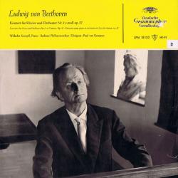 BEETHOVEN WILHELM KEMPFF Konzert Für Klavier Und Orchester Nr. 3 C-moll Op. 37 Виниловая пластинка BEETHOVEN WILHELM KEMPFF Konzert Für Klavier Und Orchester Nr. 3 C-moll Op. 37 Виниловая пластинка