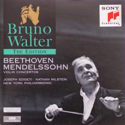 Beethoven • Mendelssohn - Bruno Walter Violin Concertos Фирменный CD Beethoven • Mendelssohn - Bruno Walter Violin Concertos Фирменный CD