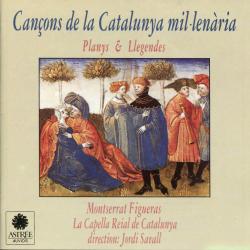 Montserrat Figueras, La Capella Reial De Catalunya, Jordi Savall Cançons De La Catalunya Mil·lenària: Planys & Llegendes Фирменный CD Montserrat Figueras, La Capella Reial De Catalunya, Jordi Savall Cançons De La Catalunya Mil·lenària: Planys & Llegendes Фирменный CD