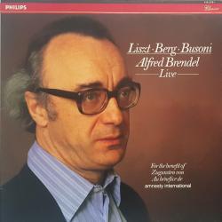 LISZT BERG BUSONI ALFRED BRENDEL LIVE Виниловая пластинка LISZT BERG BUSONI ALFRED BRENDEL LIVE Виниловая пластинка