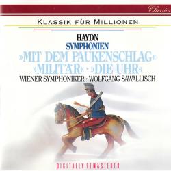 HAYDN Haydn Symphonien »Mit Dem Paukenschlag« • »Militär« • »Die Uhr« Фирменный CD HAYDN Haydn Symphonien »Mit Dem Paukenschlag« • »Militär« • »Die Uhr« Фирменный CD